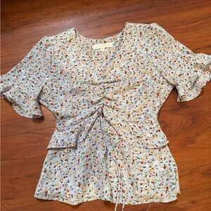 Floral Print Women's Top